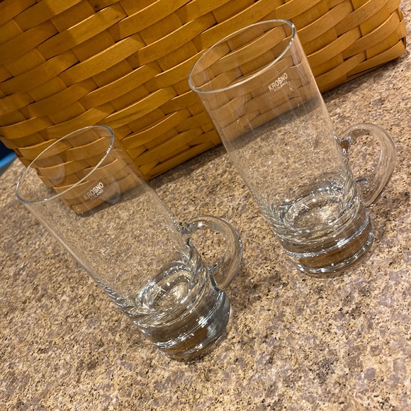 Krosno Other - NWT 2 Krosno Poland Crystal Handled Glasses